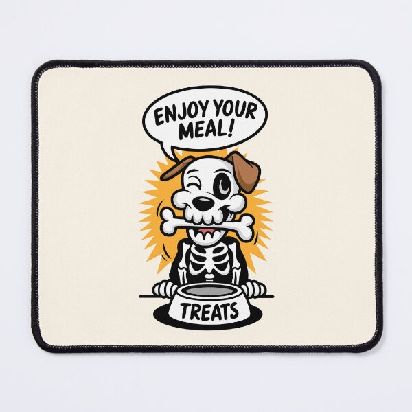 Item preview, Skeleton Dog Treats: Enjoy Your Meal designed and sold by MolonasDesigns.