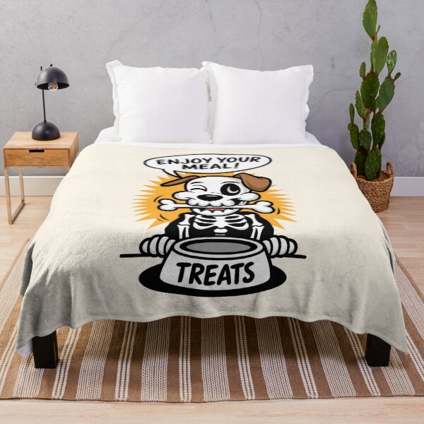 Item preview, Skeleton Dog Treats: Enjoy Your Meal designed and sold by MolonasDesigns.