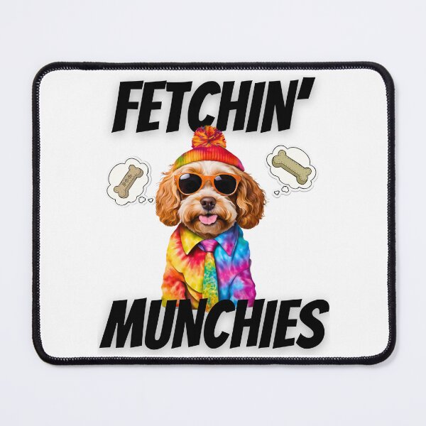 Item preview, Fetchin' Munchies: Cute Cavapoo Stoner T-Shirt for Dog Lovers designed and sold by Fredster1966.