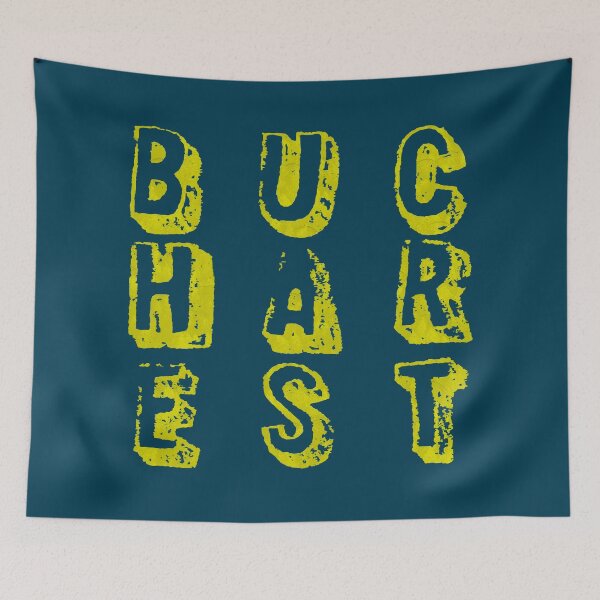 Item preview, Bucharest City Name designed and sold by SteadyRolling.
