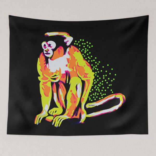 Item preview, pop art Capuchin monkey by dePace' designed and sold by mrpropcake.