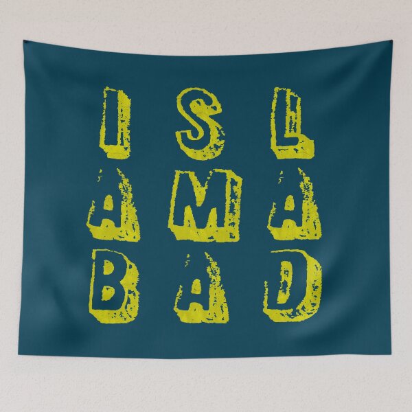Item preview, Islamabad City Name designed and sold by SteadyRolling.
