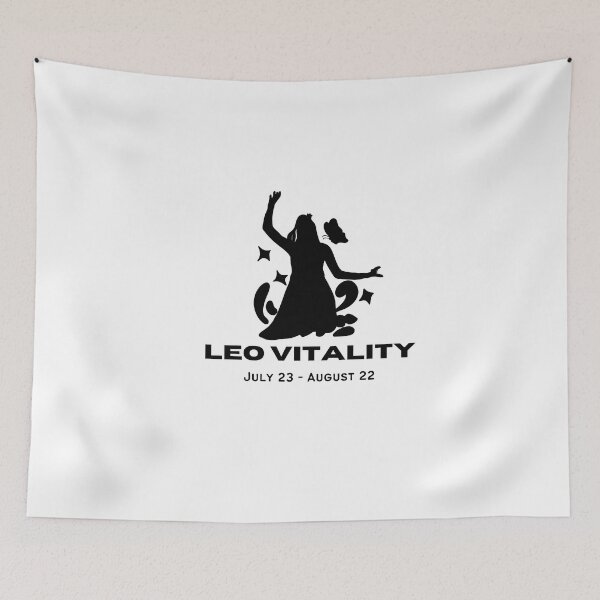 Item preview, Leo Simple zodiac art Black designed and sold by snidentic.