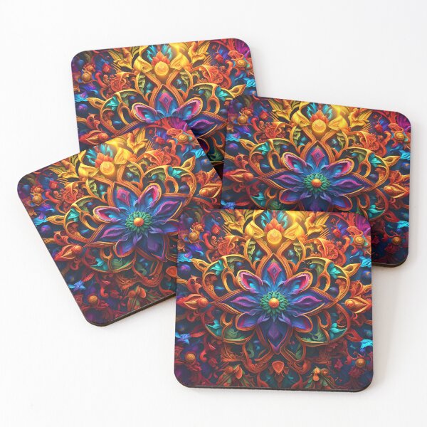Item preview, Glowing Mandala designed and sold by Solotrope.