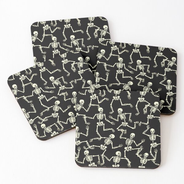 Item preview, Funny Dancing Skeletons Halloween Print designed and sold by artofclaire.