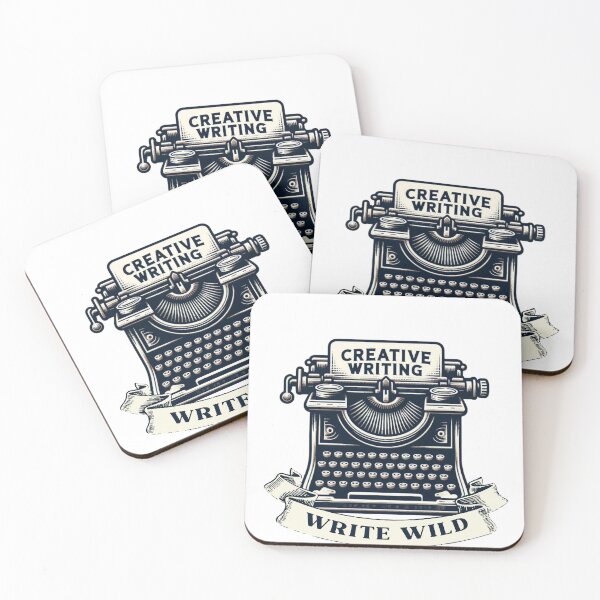Item preview, Retro Typewriter - Creative Writing Art (White Background) designed and sold by MusesWhispers.