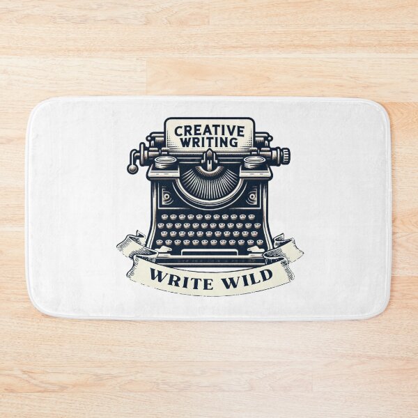 Item preview, Retro Typewriter - Creative Writing Art (White Background) designed and sold by MusesWhispers.