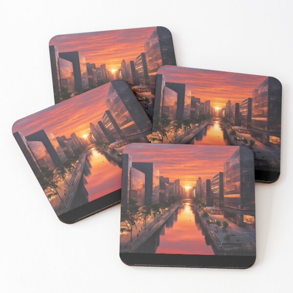 Item preview, Sunset in the city designed and sold by Annacreations1.