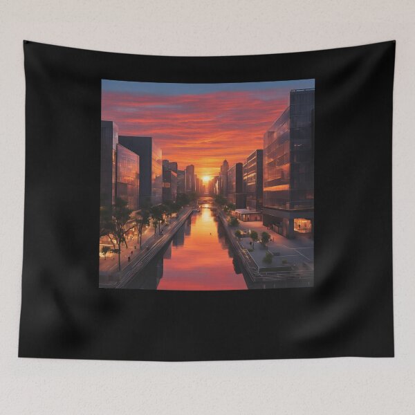 Item preview, Sunset in the city designed and sold by Annacreations1.
