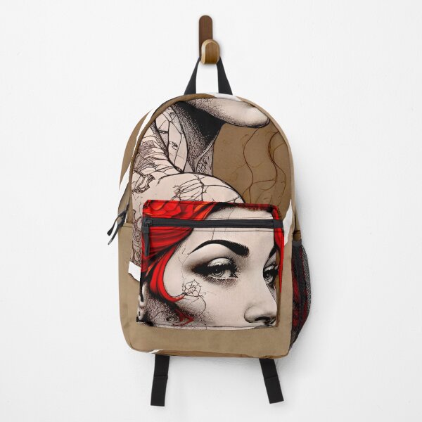 Item preview, Red Tattoo Pinup Girl designed and sold by MatrixTattoo.
