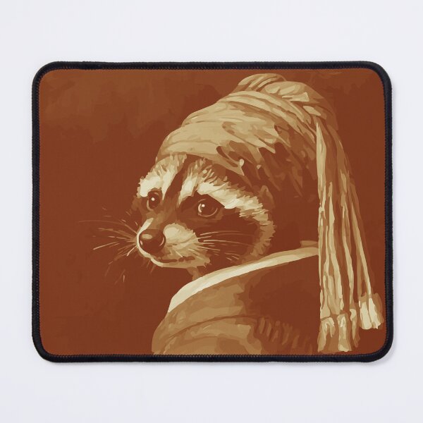 Item preview, Johaness Vermeer: Racoon with the Pearl Earing designed and sold by Okayhugh.