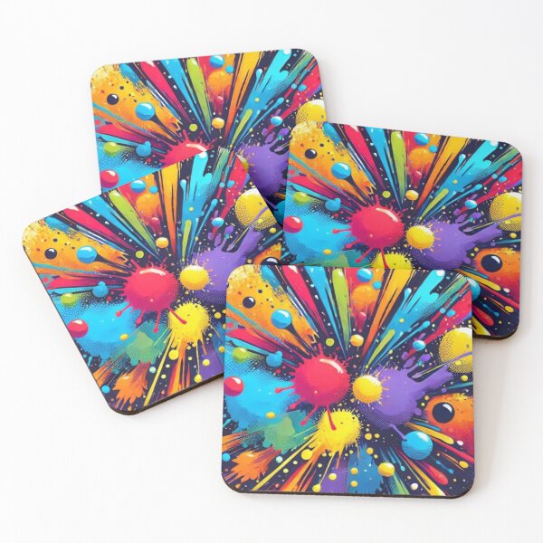 Item preview, Burst Of Color Splash Art designed and sold by aheartforgod.