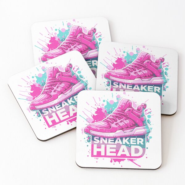 Item preview, Sneaker Head in pink stickers and more designed and sold by CRandRRstickers.