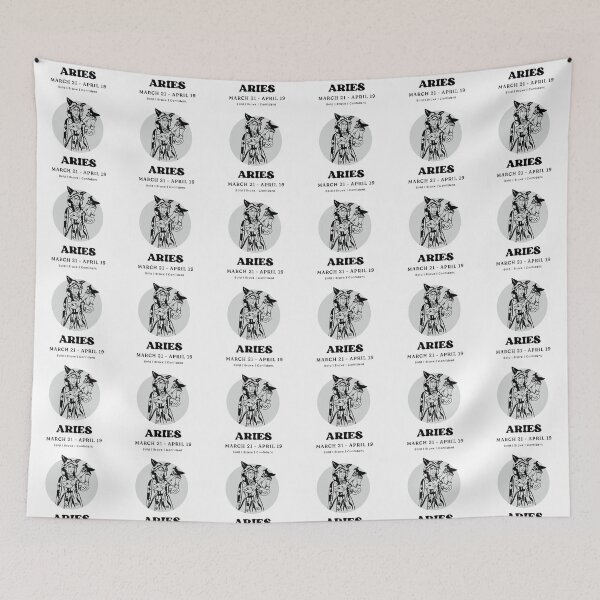 Item preview, Minimalist Aries Zodiac Simple Black designed and sold by snidentic.