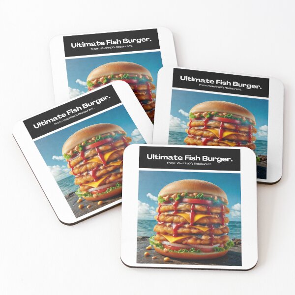 Item preview, Hamburger 009 (Ultimate Fish Burger) : By WachiraX designed and sold by WachiraX.