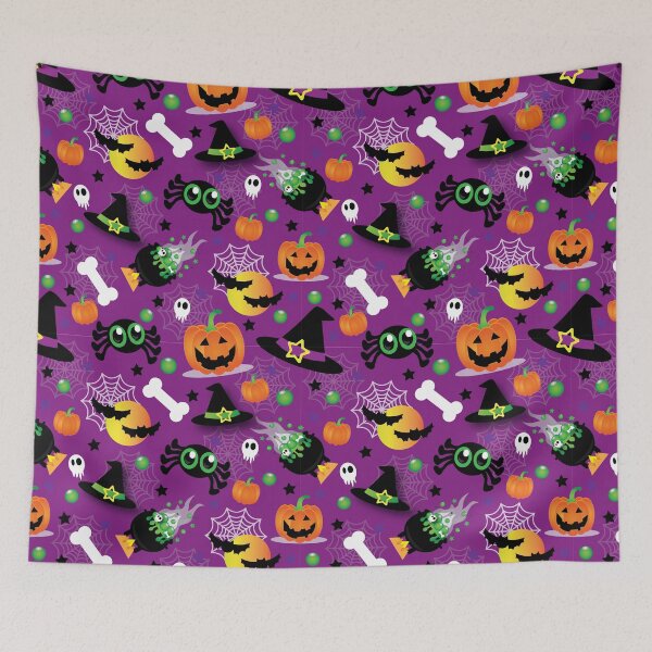 Item preview, Halloween seamless pattern  designed and sold by smalladventures.