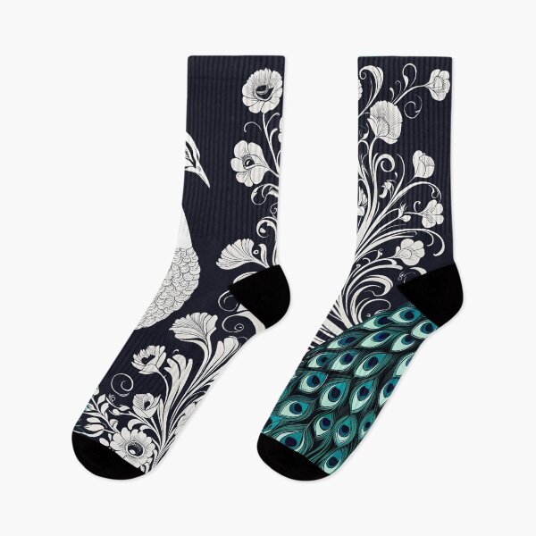 Item preview, Queen Of The Garden Peacock Amidst Flowers designed and sold by Glimmersmith.