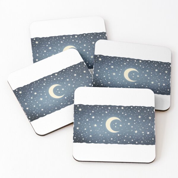 Item preview, Celestial Beauty: Glowing Moon and Star-Filled Night Sky designed and sold by rajasekhark.