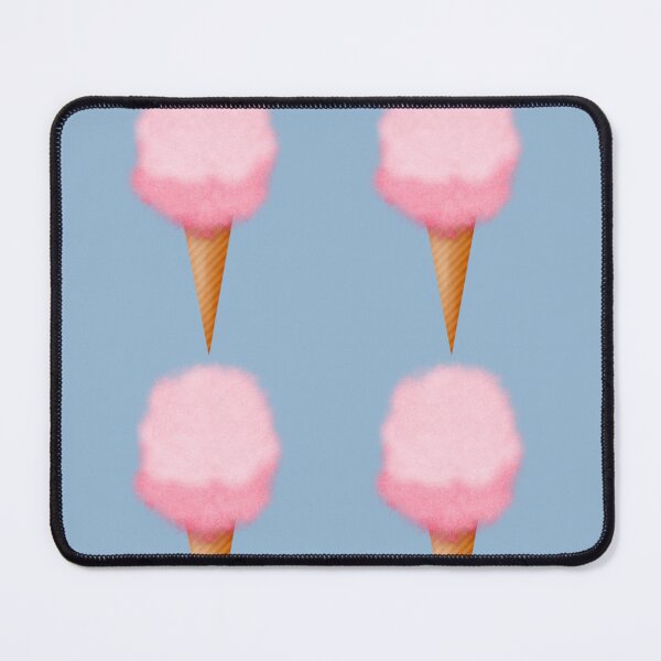 Item preview, Pink sugar cotton candy floss in a cone. designed and sold by claireseyeview.