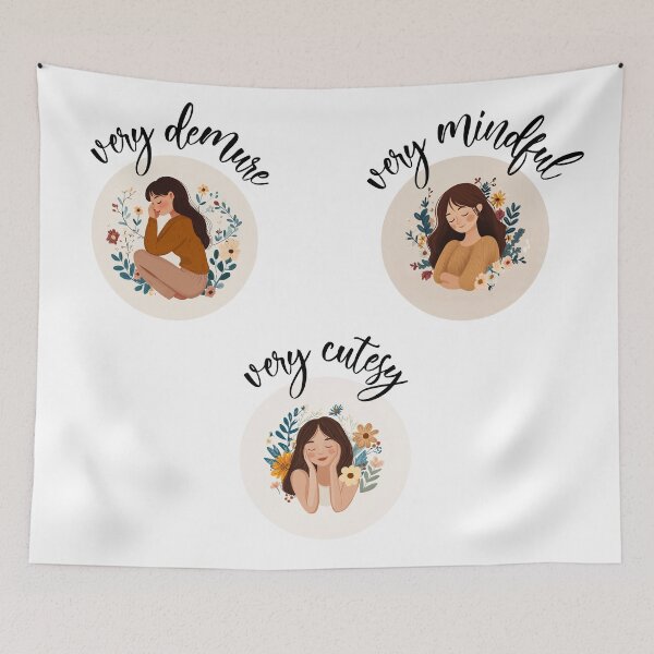 Item preview, Very demure, very cutesy, very mindful design designed and sold by anins-azuree.