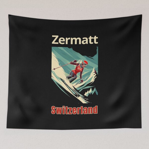 Item preview, Zermatt Switzerland  designed and sold by GoodOldVintage.