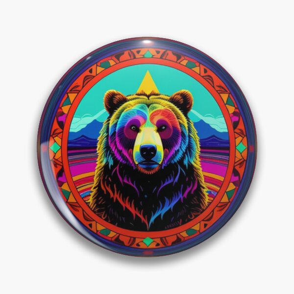 Item preview, Circle Bear designed and sold by LevonsCrazyArt.