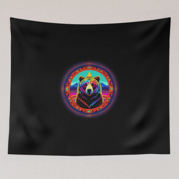 Item preview, Circle Bear designed and sold by LevonsCrazyArt.