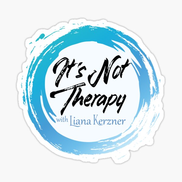 It's Not Therapy Full Logo Sticker