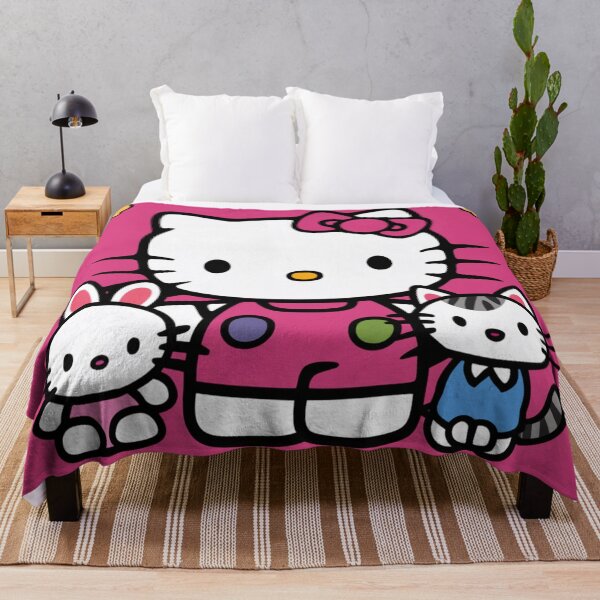 Item preview, Cat and Bunny with Hello Kitty designed and sold by Lijostore7.