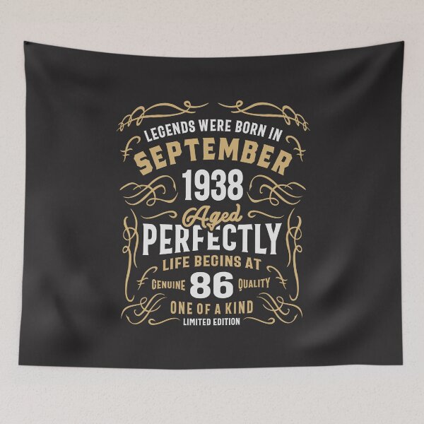 Item preview, September 1938 86th Birthday Gifts 86 Year Old Men Women designed and sold by cidolopez.