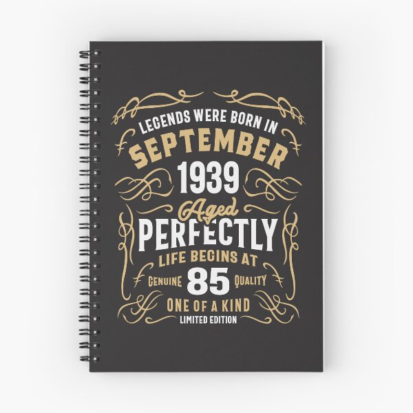 Item preview, September 1939 85th Birthday Gifts 85 Year Old Men Women designed and sold by cidolopez.