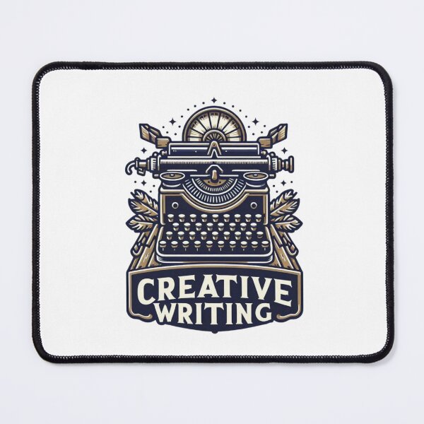 Item preview,  Retro Typewriter - Creative Writing Art (White Background) designed and sold by MusesWhispers.