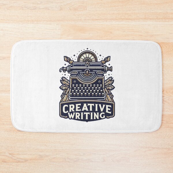 Item preview,  Retro Typewriter - Creative Writing Art (White Background) designed and sold by MusesWhispers.