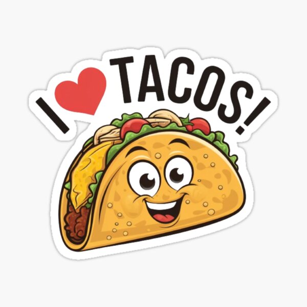 Item preview, I Love Tacos - Cute and Fun Taco Design designed and sold by GemBob27.