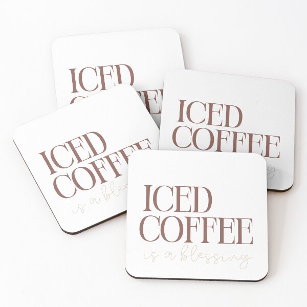 Item preview, Iced Coffee Is A Blessing | Iced Coffee Lover | Coffee Lover | Cold Brew | Cold Coffee | Caffeine designed and sold by PrintEveryday.