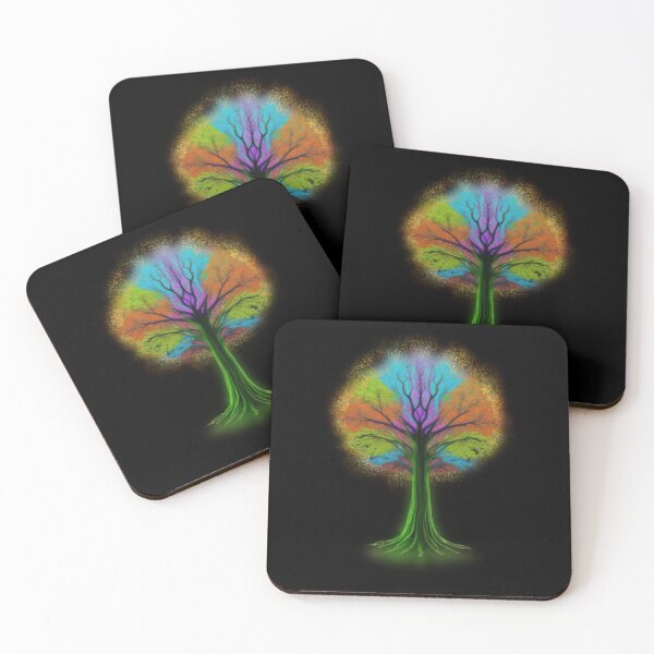 Item preview, Rainbow Tree of Life designed and sold by LevonsCrazyArt.