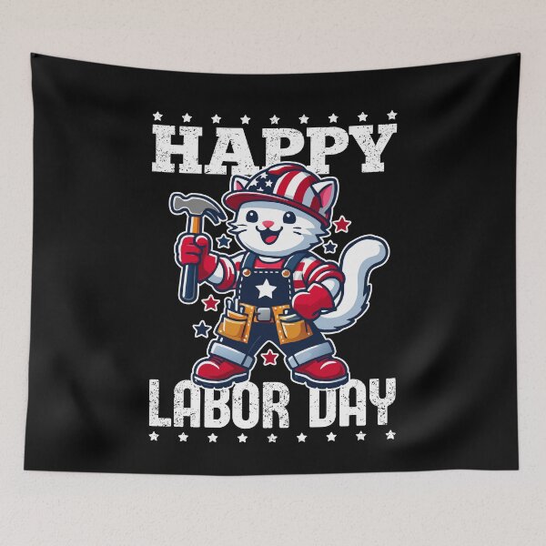 Item preview, Happy labor day x happy labor day designed and sold by The  Knick Knack Nook.