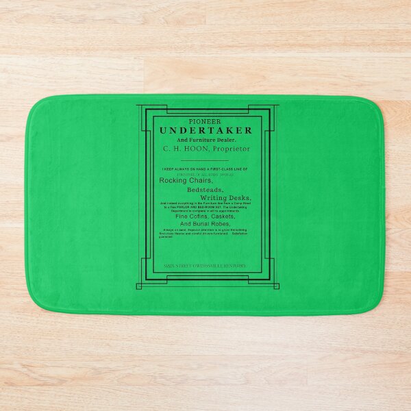 Item preview, C.H. Hoon, Pioneer Undertaker designed and sold by JoezPlace.