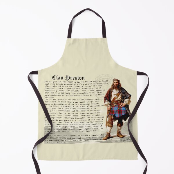 Item preview, Preston Scottish Clan History designed and sold by BagTown Clans.