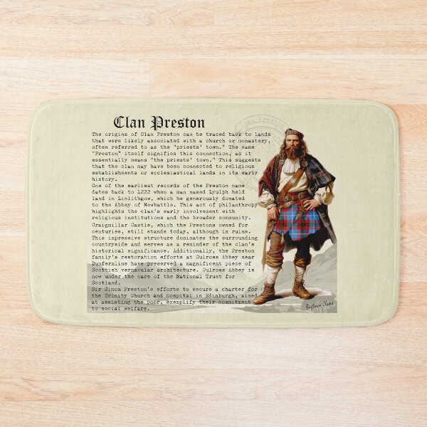 Item preview, Preston Scottish Clan History  designed and sold by BagTown Clans.