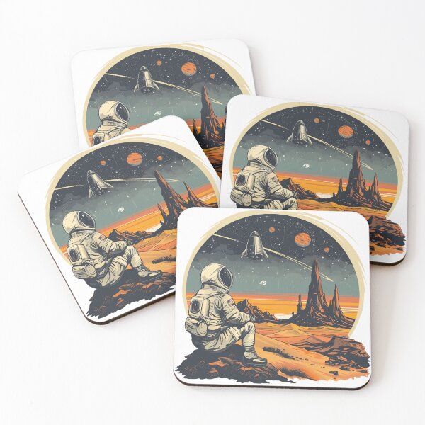 Item preview, Astronaut Watching the Distant Galaxy designed and sold by Artcurrents.
