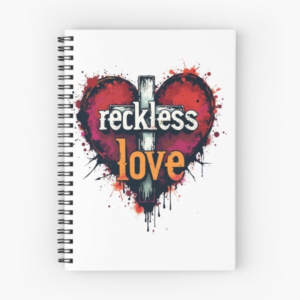 Item preview, Reckless Love, Cross, Heart Shape designed and sold by Faithloveshop.