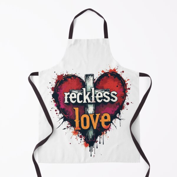 Item preview, Reckless Love, Cross, Heart Shape designed and sold by Faithloveshop.
