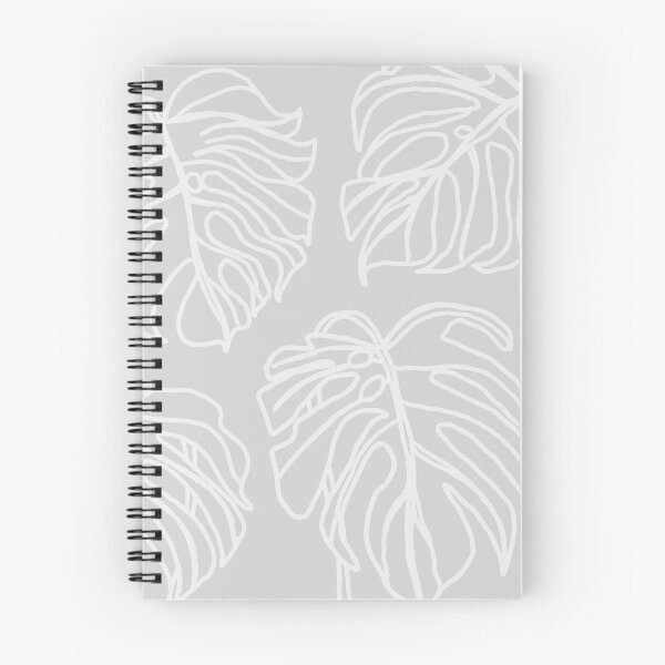 Item preview, Monstera | Bone Grey designed and sold by ThePrintNook.