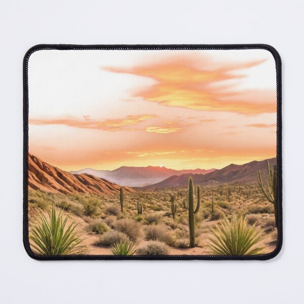 Item preview, Desert Sunset Serenity: Cacti & Sunset Harmony designed and sold by rajasekhark.