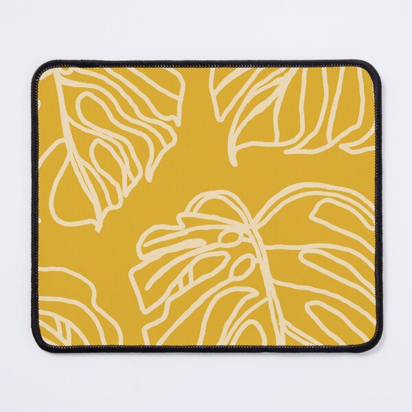 Item preview, Monstera | Mustard Yellow designed and sold by ThePrintNook.