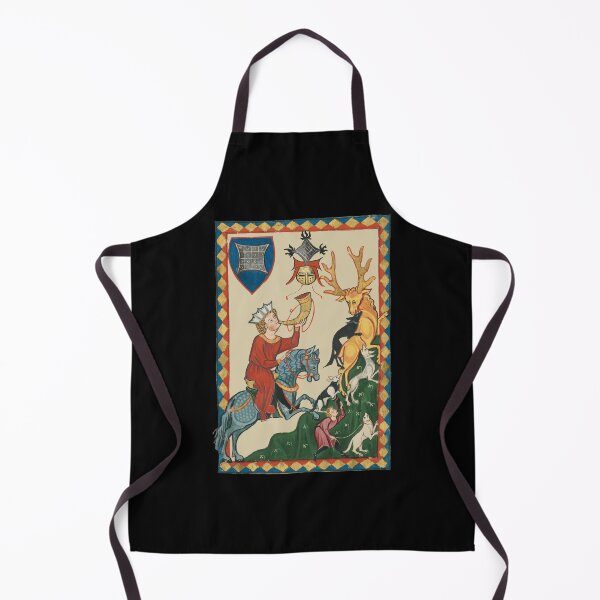Item preview, The Stag Hunt, 14th Century Medieval Art designed and sold by Cat Lady Designs.