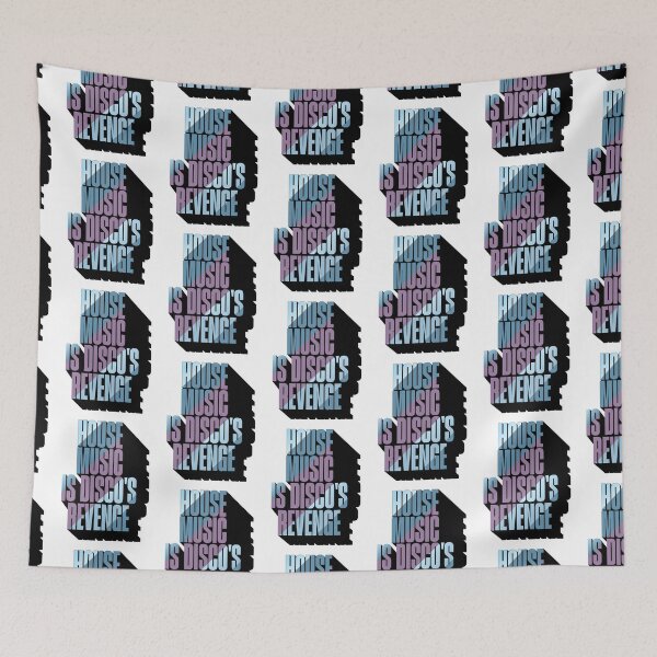 Item preview, HOUSE MUSIC  - Disco's Revenge 5 (black/purple/blue)  designed and sold by Discothreadz.