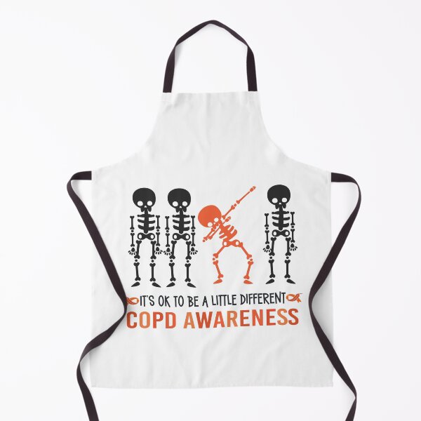 Item preview, COPD Awareness ITS OK TO BE A LITTLE DIFFERENT Skeleton Dab Dance Athsma Lungs Emphysema Bronchitis Lung Disease designed and sold by OmniRoseArt.