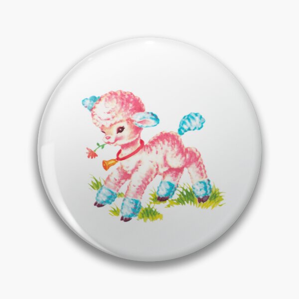 Item preview, Vintage Lamb Pink Blue designed and sold by aestheticqueen.